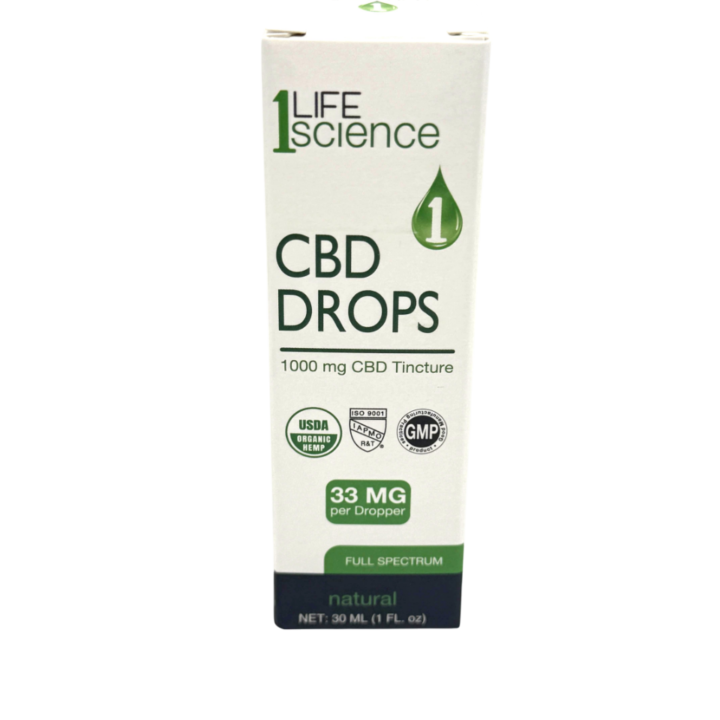 Tincture  1000mg - 1500mg CBD (0.3% THC)