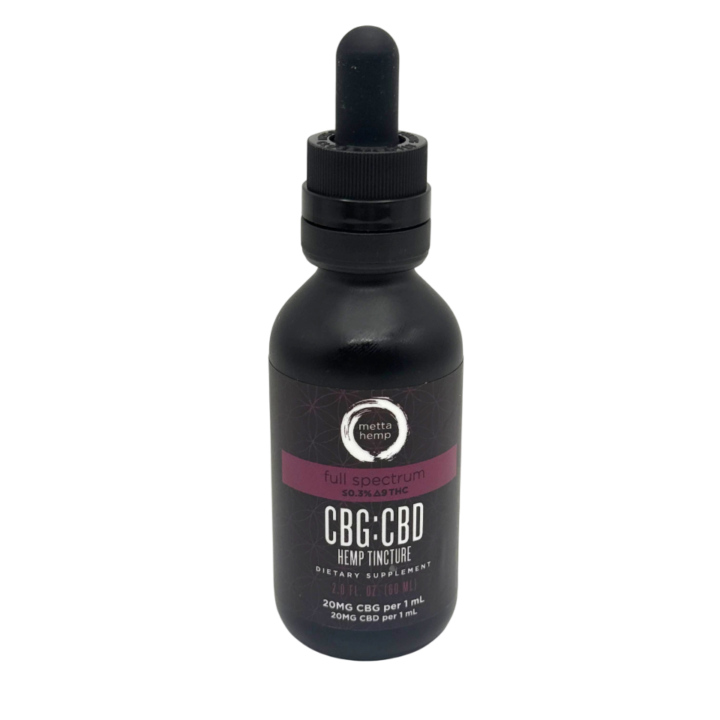 Metta Hemp 2400mg Full Spectrum CBG CBD Mood Balance Tincture at CBD on Broadway in Littleton CO