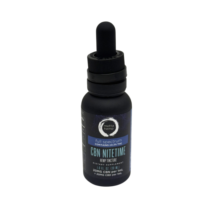 Metta Hemp 1200mg Full Spectrum CBN Nitetime Sleep Tincture at CBD on Broadway in Littleton CO