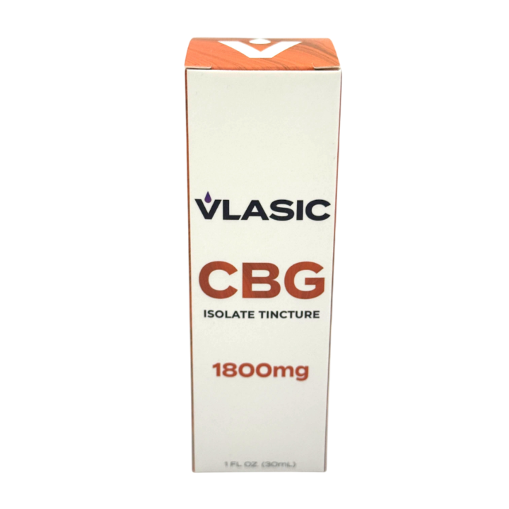 Vlasic 1800mg CBG Isolate Tincture bottle at CBD on Broadway in Littleton CO